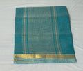 Sky Blue Comfort Cotton Saree (CC204)