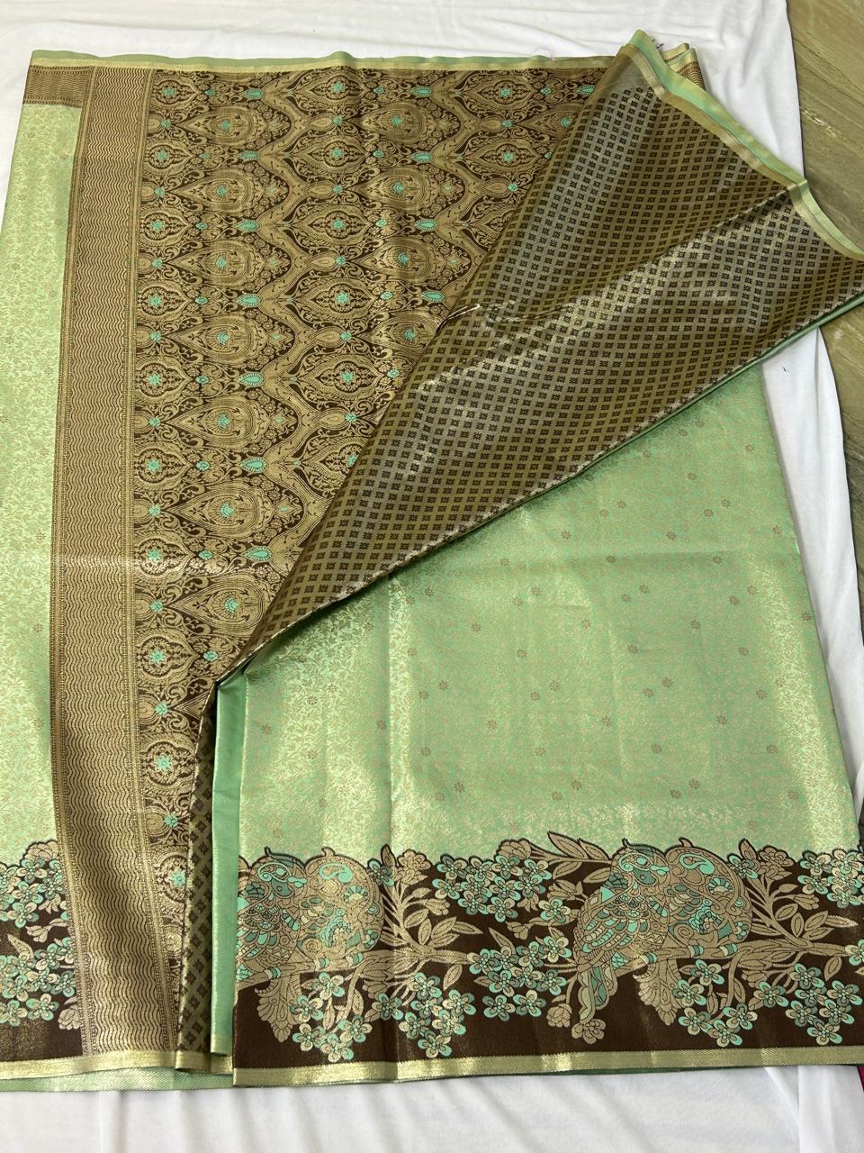 Elegant mint green designer (DT101)