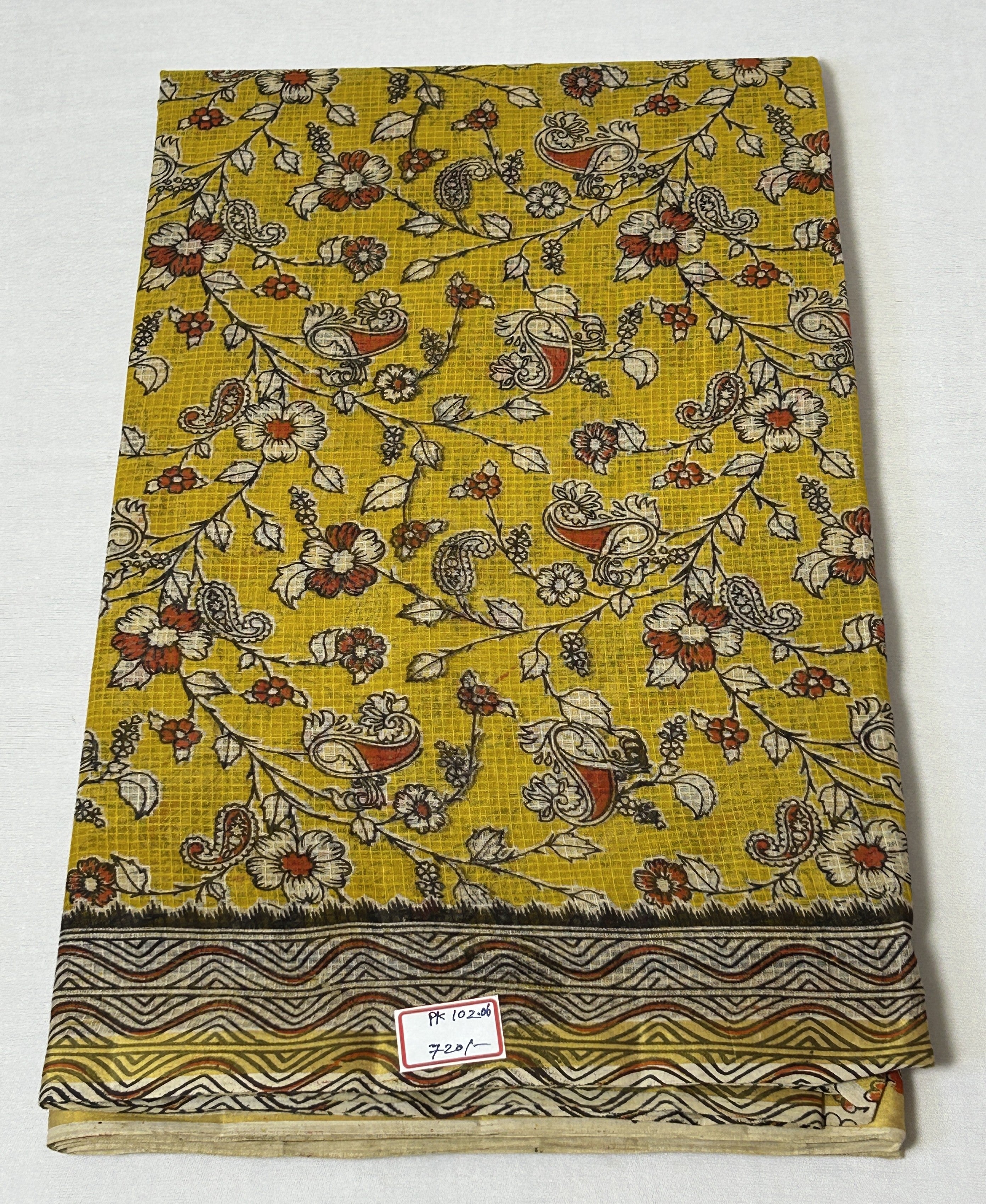 Digital Pen Kalamkari Saree (PK102-06)